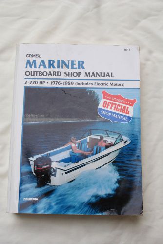 Clymer mariner outboard shop manual © 1991