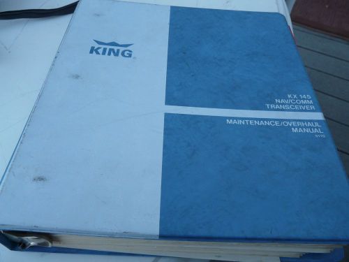 Bendix king kx-145 navcom  maint manual 006-5110-01