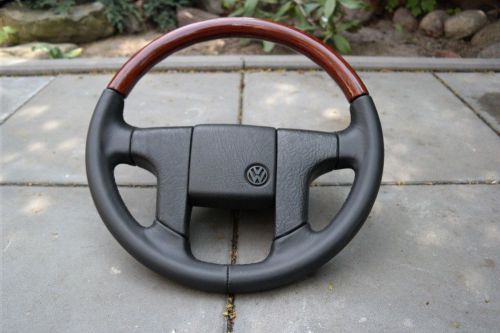 Wood steering wheel vw passat 35i, vr6, golf mk2 gti, jetta mk2