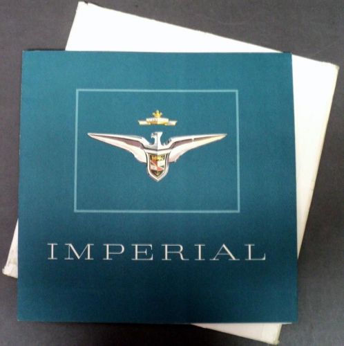 Nos 1956 chrysler imperial southhampton &amp; sedan prestige xl sale brochure