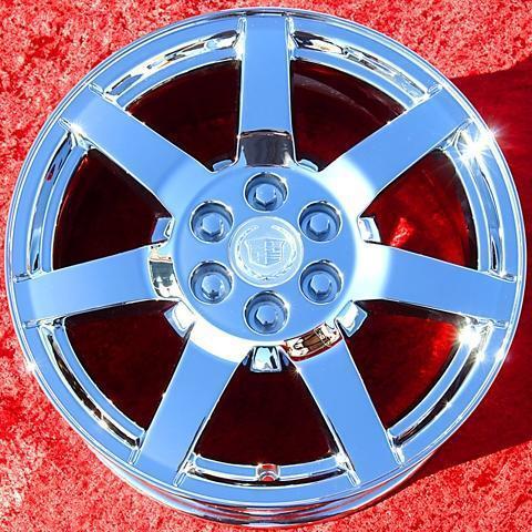 Set of 4 new chrome 17" cadillac srx factory oem wheels rims cts-v sts-v 4606