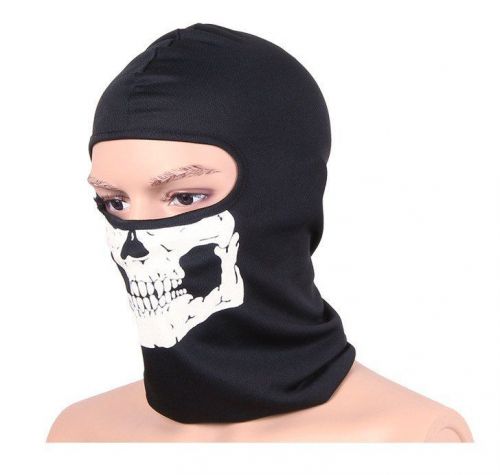 Multi use skull bandana motorcycle bike scarf neck face mask ski sport headwear