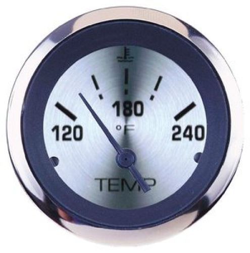 Sierra international 63480p sterling scratch resistant water temperature gauge,