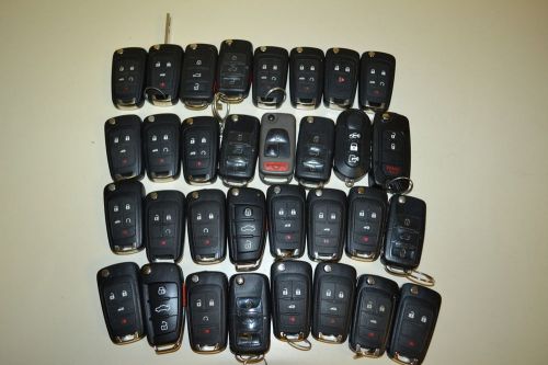 Locksmith lot of 32 buick vw audi keyless remotes