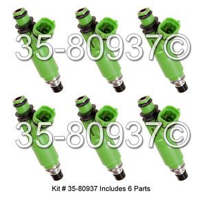 Brand new top quality complete fuel injector set fits montero sport 3.0l