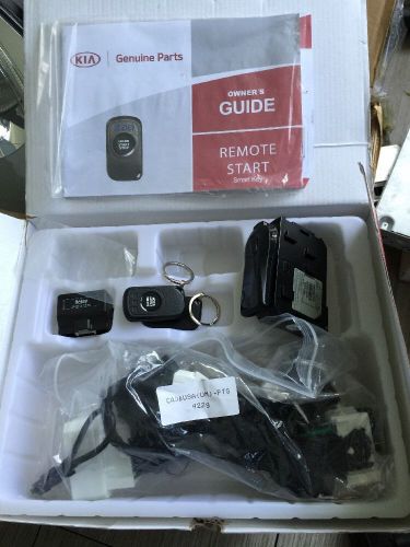 New oem 2016 kia sorento remote start kit-w/ fobs and manual-nice!