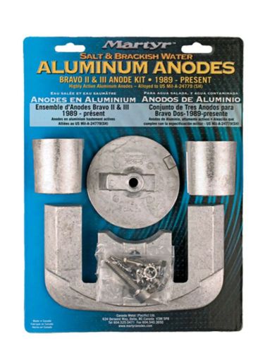 Canada metal martyr aluminum anode kit mercruiser bravo 2 &amp; 3 i/o cmbravo23kita