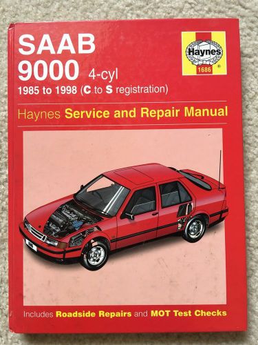 Saab 9000 haynes service and repair manual, 1985-1998.