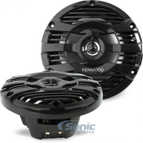 Kenwood kfc-1653mrb 150w 6.5&#034; kfc series 2-way marine coaxial stereo speakers