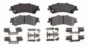 Ceramic brake pad set pcp792 1999-2010 dts deville silverado yukon sierra