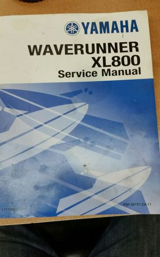Yamaha xl800 waverunner workshop service manual 66e : lit-18616-02-14 oem