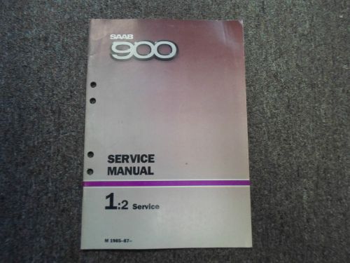1985 86 1987 saab 900 1:2 service repair shop manual factory oem book 85 87 deal