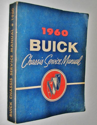 1960 buick shop chassis service manual / good original gm item