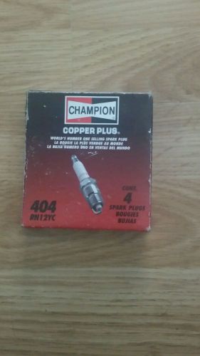 Champion copper plus spark plug rn12yc / 404   set of 4