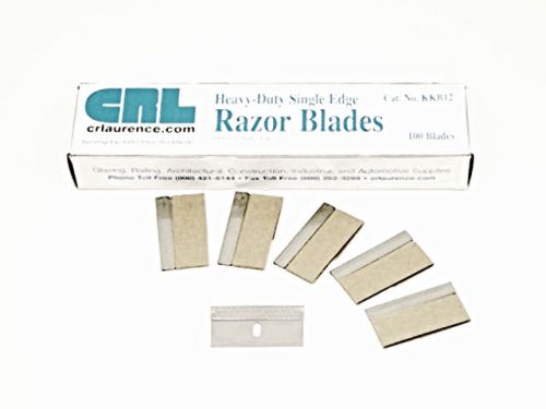Crl .012 heavy duty single edge razor blades 200 count