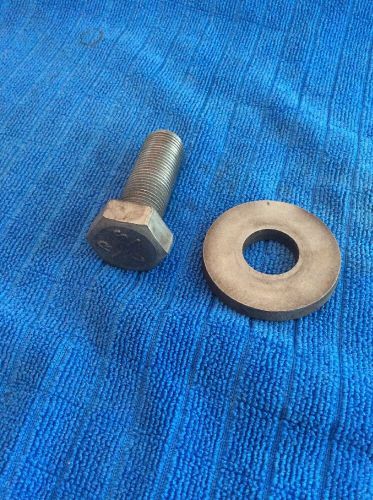 Ford fe engine crank bolt and washer, used oem 352, 360, 390, 427, 428, 428cj