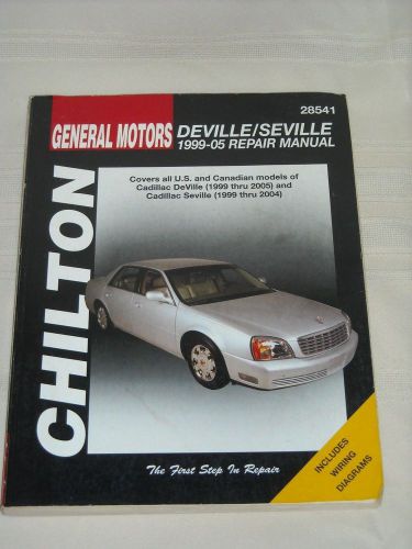 Chilton 28541 cadillac deville seville 1999-2005 repair manual (7641)