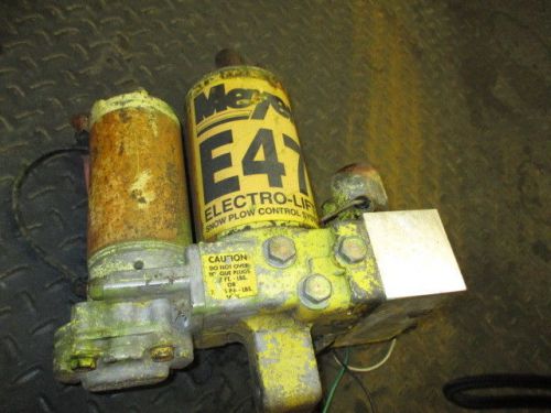 Meyer e47 snow plow pump untested e-47 meyers 7&#039;6&#034; 6&#039;6&#034; core rebuild parts e-47