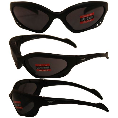 Neptune 24 padded motorcycle sunglasses glasses transition photochromic lens