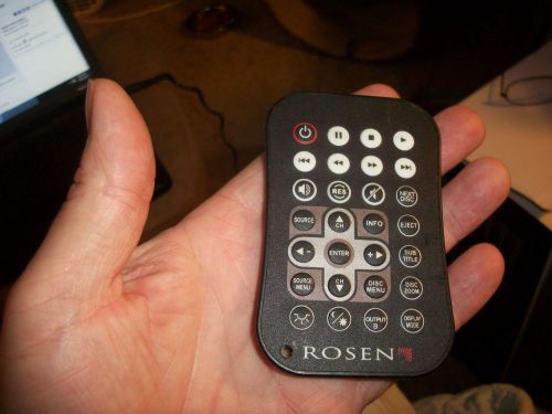 Rosen remote control for rear seat entertainment dvd ac3074 9100387