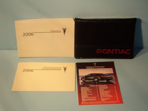 06 2006 pontiac grand prix owners manual