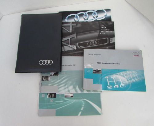 1997 audi a4 owner&#039;s manual with case and other booklets b5 &#039;97