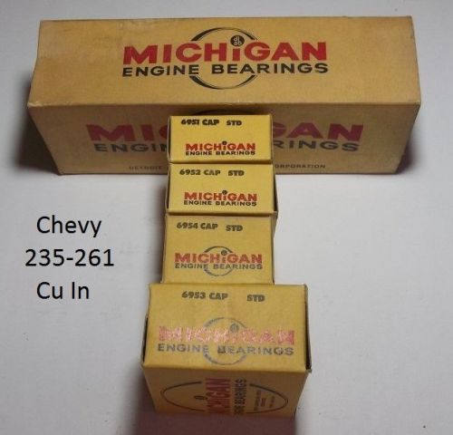 Michigan engine bearings 827 p  chevrolet 235 261 cu in n.o.r.s. usa .020