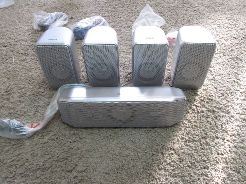 Rca surround sound set of speakers (5 speaker set)