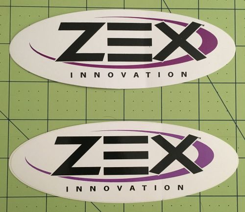 Zex innovation nitrous systems pair of original vintage decals racing stickers