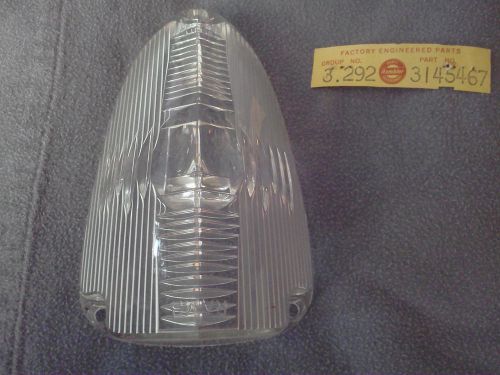New nos 1956 rambler parking light lens - rambler - gerity 6-732