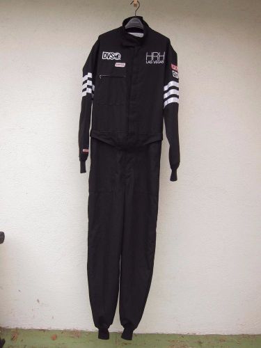 Xlnt simpson std.6 auto car racing suit size l nomex fire rated sfi 3.2a/1  euc