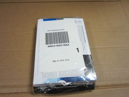 2017 ford mustang owners manual  sealed   (oem)      - j2944