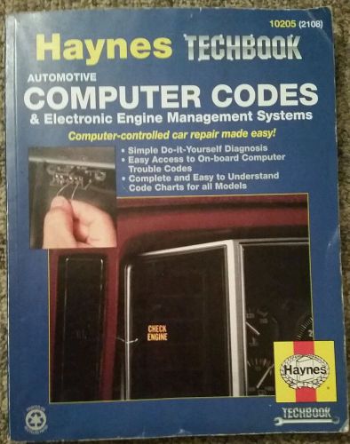 Haynes automotive techbook computer codes 10205