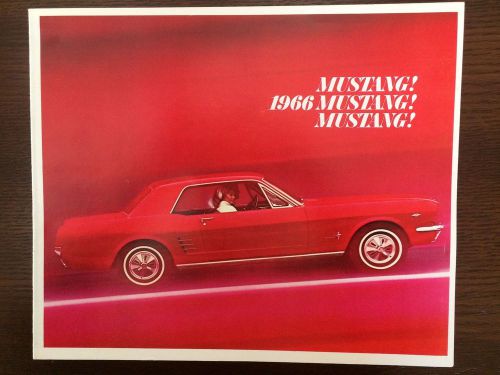 Original 1966 ford mustang sales brochure - free shipping