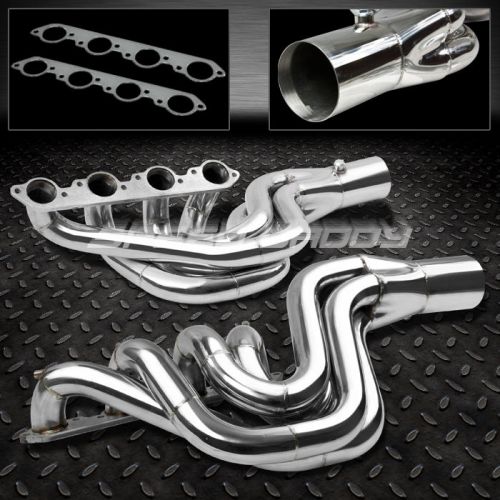 Stainless racing manifold header/exhaust water injected big block bbc jet boat