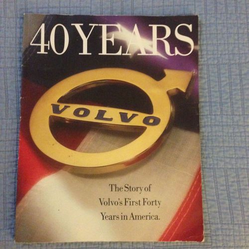 Great gift!! 40 years of volvo in america free shipping!