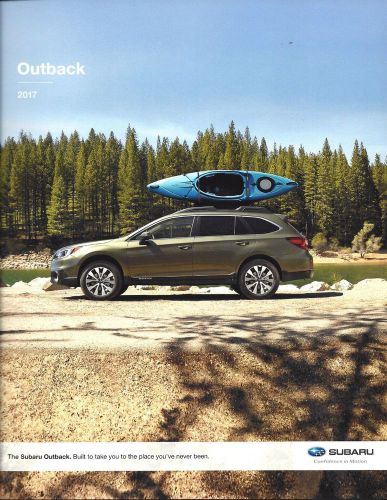 2017 subaru outback - base / premium / limited /touring /models 24 page brochure