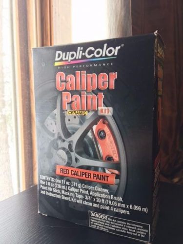 Duplicolor bcp400 red brake caliper kit