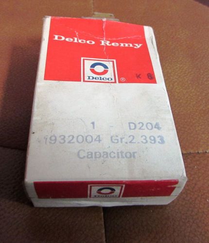 N.o.s. delco remy condenser part# d204 1932004 - mint in orgl box