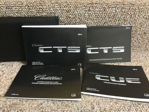2014 cadillac cts owners manual with navigation (oem)