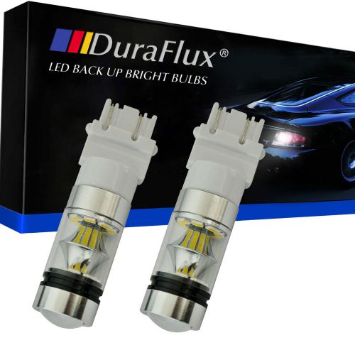 Duraflux 3157 3156 led backup reverse light bulb samsung 100w super bright white