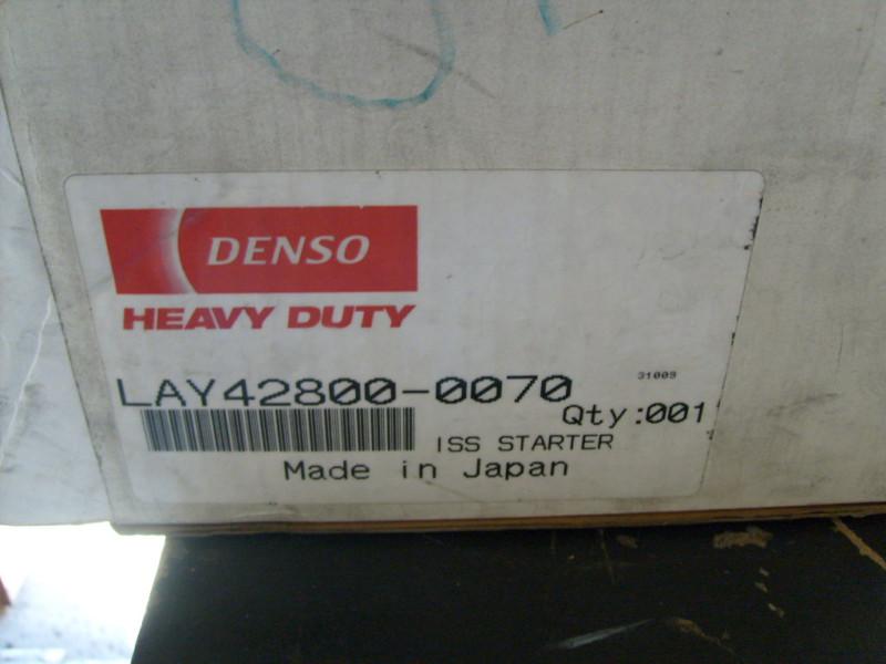 Brand new o.e. denso truck starter  24 volt  lay42800-0070