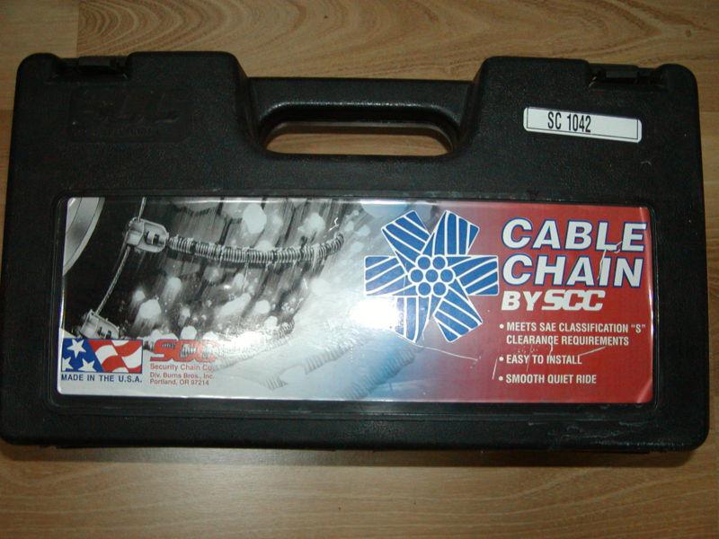 Snow/tire cable chains, 14"15"16"17"scc sc1042, 245/60-16, 255/50-16, 255/55-16