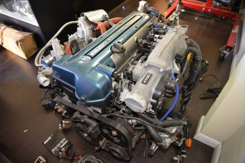 Toyota supra hks twin turbo 6 speed vvti engine 2jzgte jza80 fcon vpro sard orc