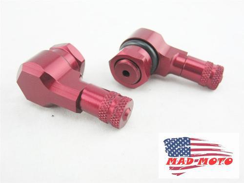 Mad moto cnc 11.3mm tire valve stem suzuzki gsxr 750 red color