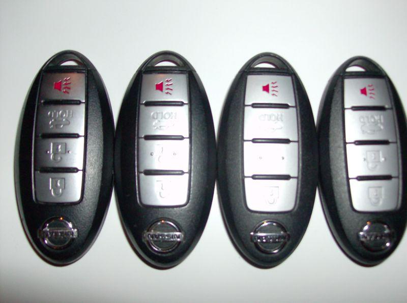 Lot of 4 2013 nissan keyless remotes
