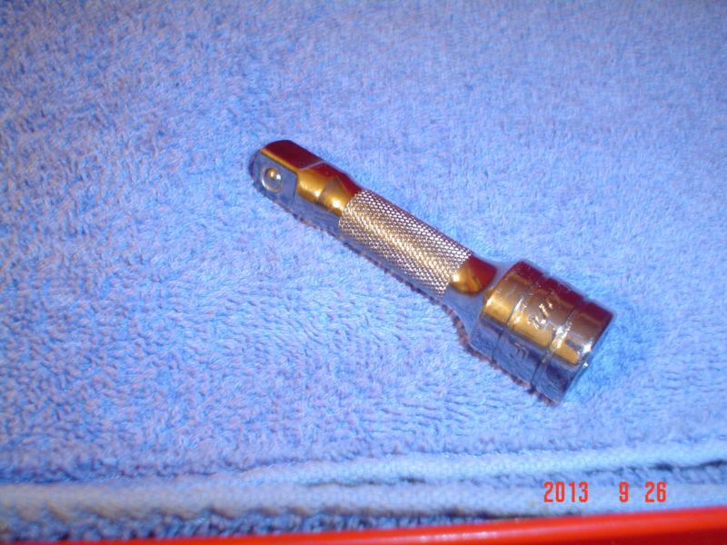 Brand new snap on tools fxk3 3/8" drive 3" knurled extension new never used