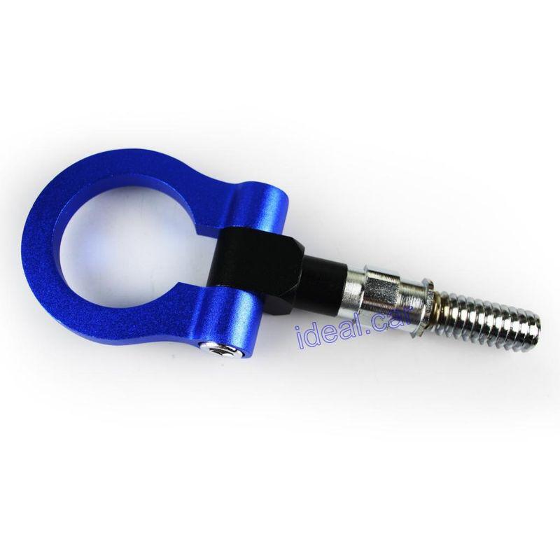 Universal blue european car auto trailer hook eye tow towing race fits all model