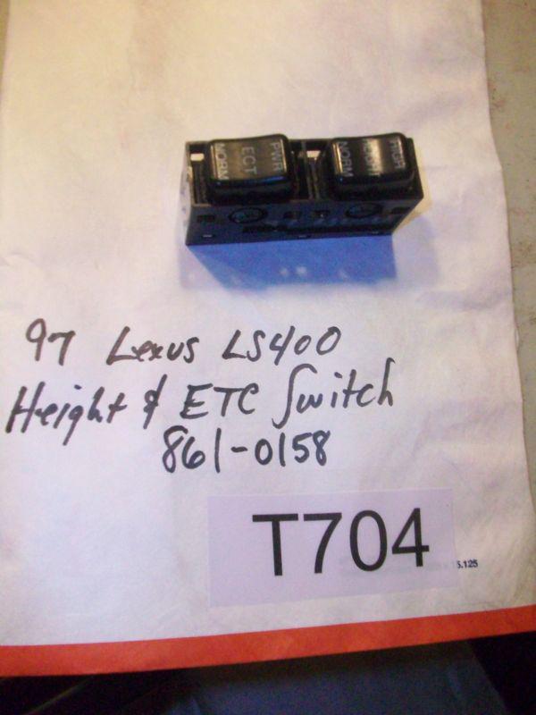 1997 lexus ls400 height & etc switch  (located on shift bezel) oem #t704