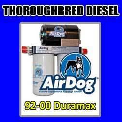 Airdog 100gph pump 1992-2000 gm duramax 6.6l diesel w/quick connect a4spbc084